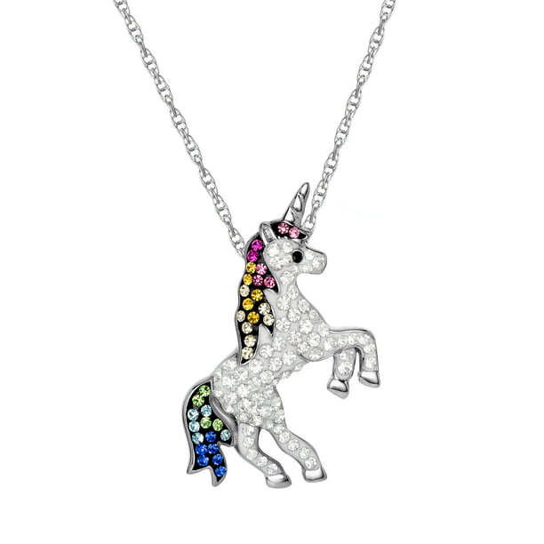 Silver Tone Unicorn Horse Locket Pendant Necklace Fast Shipping